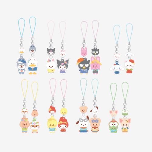 Stray Kids SKZOO Sanrio Mini Figure Couple Keyring