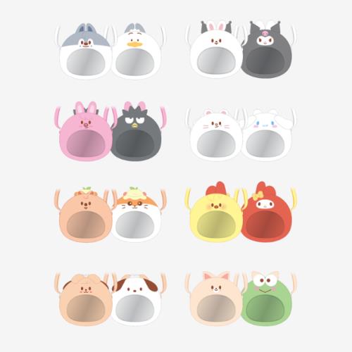 [PRE-ORDER] Stray Kids [SKZOO  x Sanrio Characters] PLUSH PVC CROSS BAG