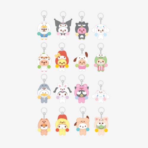Stray Kids SKZOO Sanrio Secret Flocked Figure Keyring Cheer Up Version Pre-Order