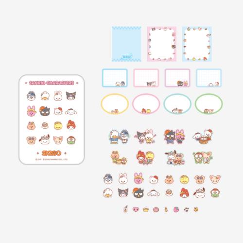 Stray Kids SKZOO Sanrio Tin Case Sticky Note Set Pre-Order