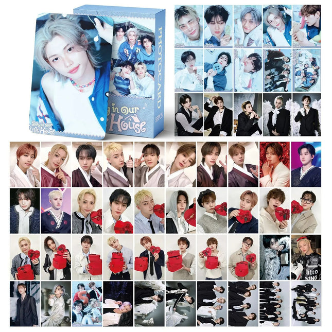 Stray Kids "Stay in our Little House" Album Photo Cards (55 cards)