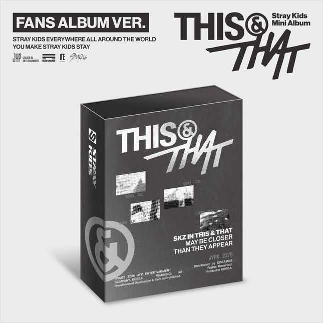 Stray Kids This and That Fans Album Version 