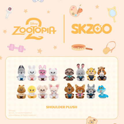 stray kids zootopia skzoo shoulder plush