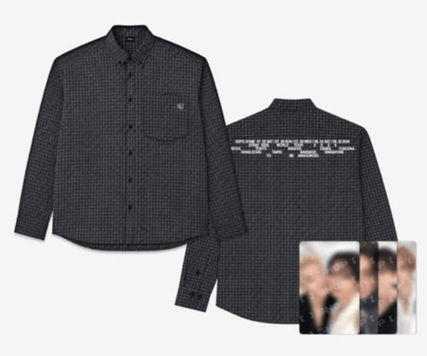 Stray Kids スキズ ソウルコン チェックシャツ フォトカード付き PRE-ORDER] STRAY KIDS [RUN IT] Check Shirt + POB – Kpop Exchange