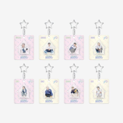 stray kids 6th fanmeeting stay in our house mini block keychain