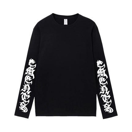 Suga The Earth Is Flat Long Sleeve Shirt  BLACK