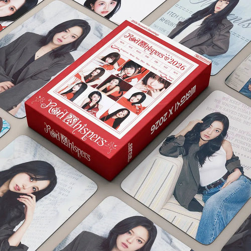 TWICE 2026 Season’s Greetings RED WHISPERS Photo Cards 55 cards fanmade 