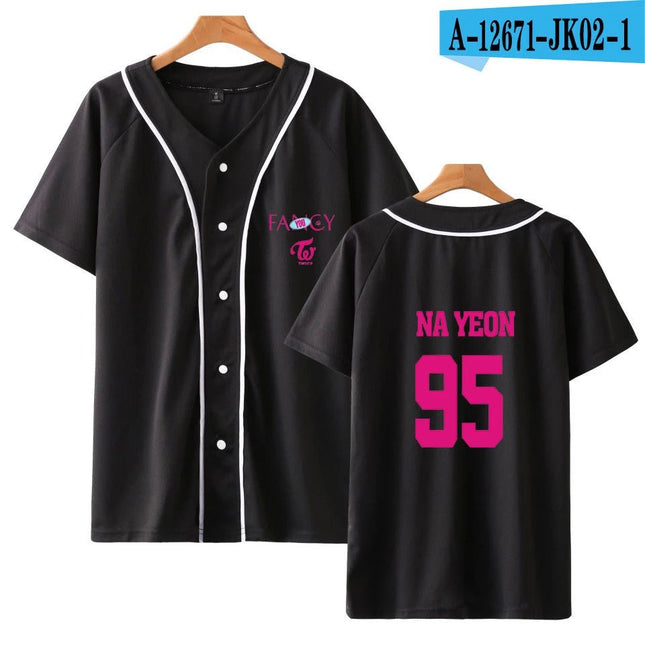 TWICE Fancy Baseball Jersey Shirt NA YEON