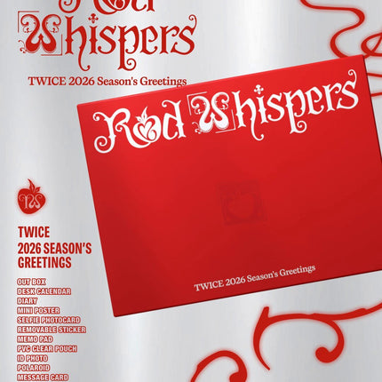 Twice 2026 seasons greetings | Pre-order TWICE Red Whispers Season’s Greetings