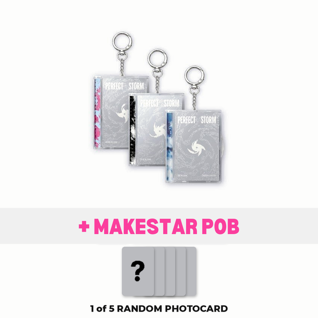 TXT PERFECT STORM Photocard Case Ver. with Makestar POB, 1 of 5 random photocard