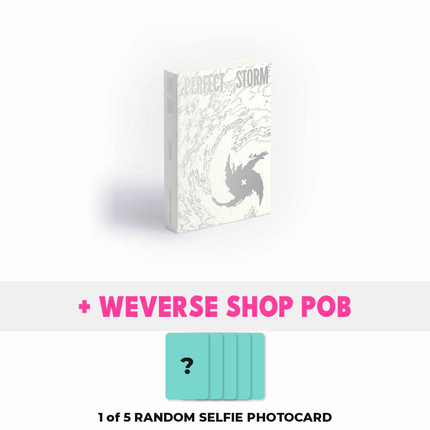 TXT PERFECT STORM STORM IS COMING Ver. with Weverse Shop POB, 1 of 5 random unreleased selfie photocard B