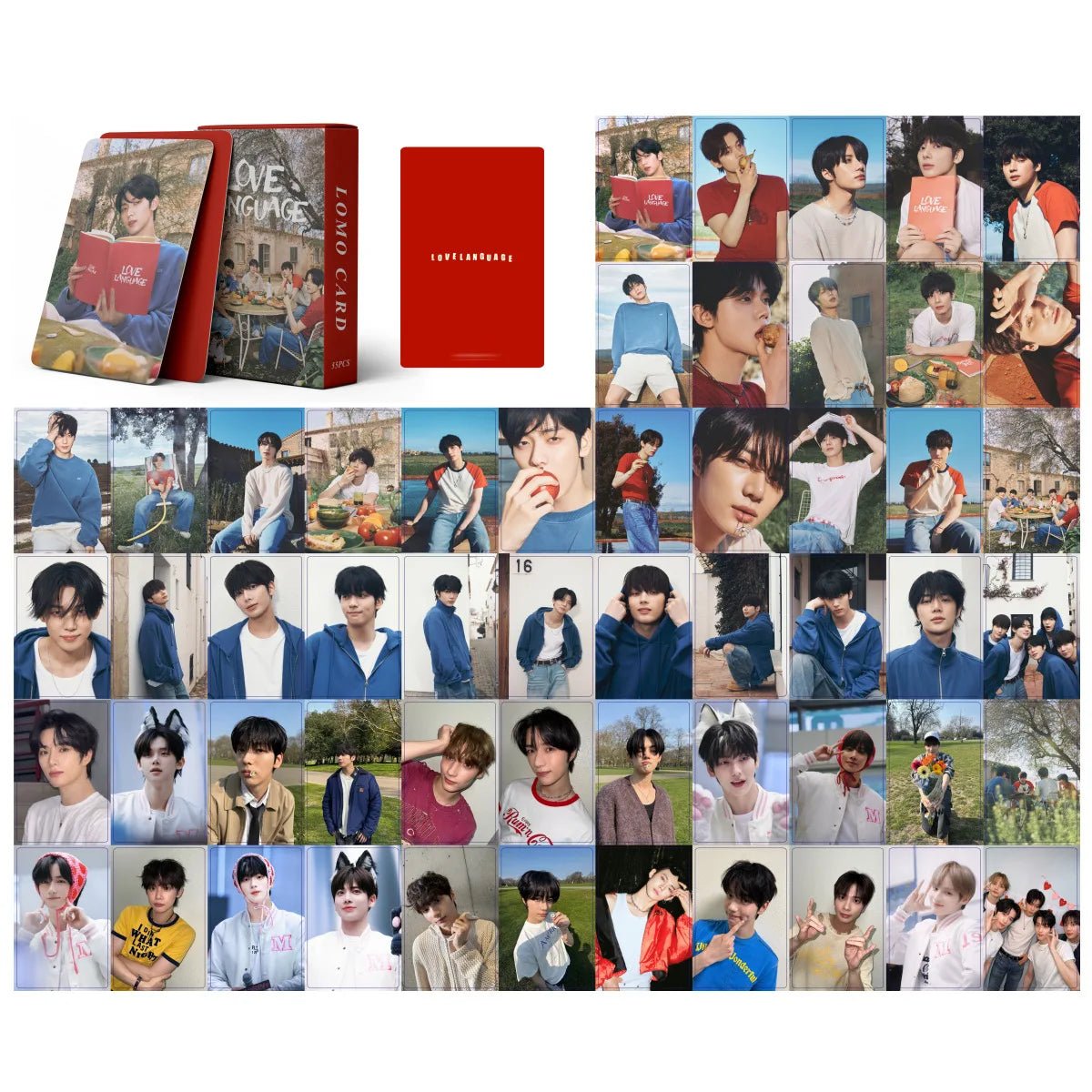 TXT Love Language Photocards (55 cards) – Kpop Exchange TXT Love Language Photocards (55 cards) – Kpop Exchange