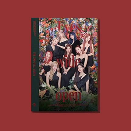 TWICE Eyes Wide Open album buy USA, TWICE Eyes Wide Open Story Ver, TWICE Eyes Wide Open Style Ver, TWICE Eyes Wide Open Retro Ver, TWICE Eyes Wide Open I Can't Stop Me album, TWICE 2nd studio album, ONCE TWICE Eyes Wide Open photobook, TWICE Eyes Wide Open random CD