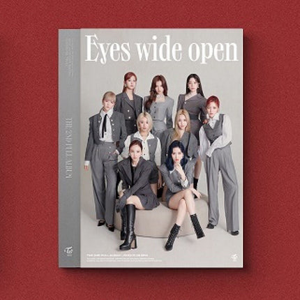 TWICE Eyes Wide Open album buy USA, TWICE Eyes Wide Open Story Ver, TWICE Eyes Wide Open Style Ver, TWICE Eyes Wide Open Retro Ver, TWICE Eyes Wide Open I Can't Stop Me album, TWICE 2nd studio album, ONCE TWICE Eyes Wide Open photobook, TWICE Eyes Wide Open random CD
