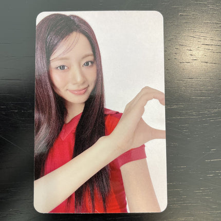 TWICE 2026 Season's Greetings Apple Music POB Photocard, TWICE Season's Greetings 2026 POB, TWICE RED WHISPERS photocard, TWICE SG 2026 photocard, Apple Music pre-order benefit, TWICE Season's Greetings POB, TWICE 2026 calendar photocard, RED WHISPERS POB, TWICE 10th anniversary, TWICE 2026 Season's Greetings Apple Music POB photocard official RED WHISPERS pre-order benefit featuring all 9 members Nayeon Jeongyeon Momo Sana Jihyo Mina Dahyun Chaeyoung Tzuyu