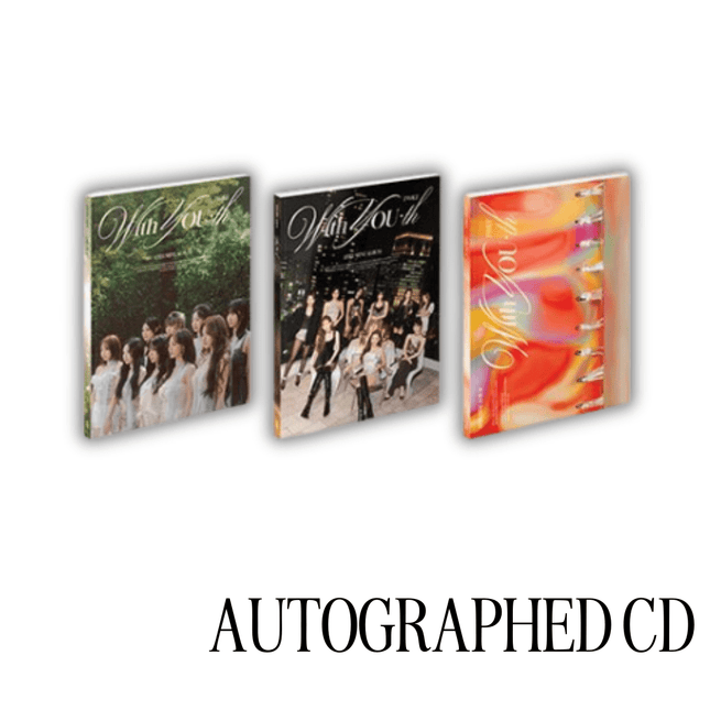 Twice with youth signed; Twice with youth autographed; signed twice album; Autographed twice album