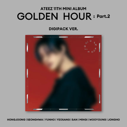 ATEEZ GOLDEN HOUR Part 2 digipack member versions 11th mini album Wooyoung