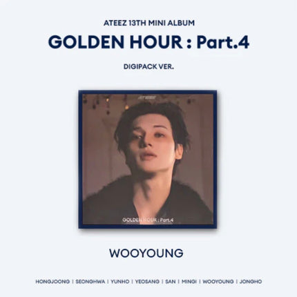 ateez golden hour part 4 digipack version member wooyoung