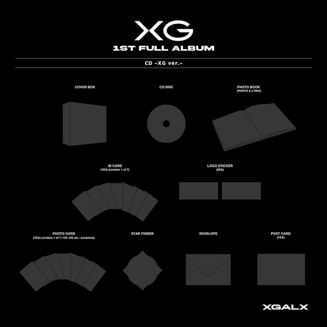 XG 1st full album pre-order XG ver