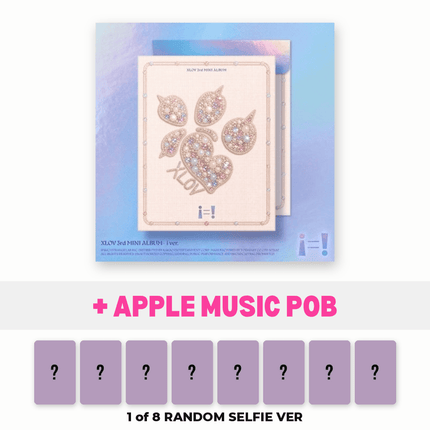 XLOV i=! 3rd Mini Album i Version with Apple Music POB – 1 of 8 random Apple Music exclusive selfie photocards