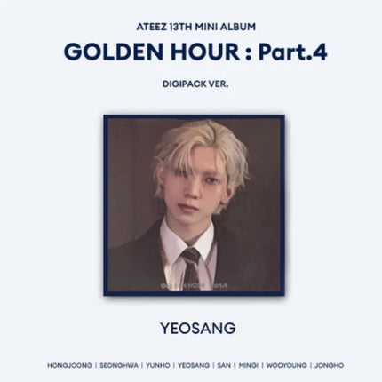 ateez golden hour part 4 digipack version member yeosang