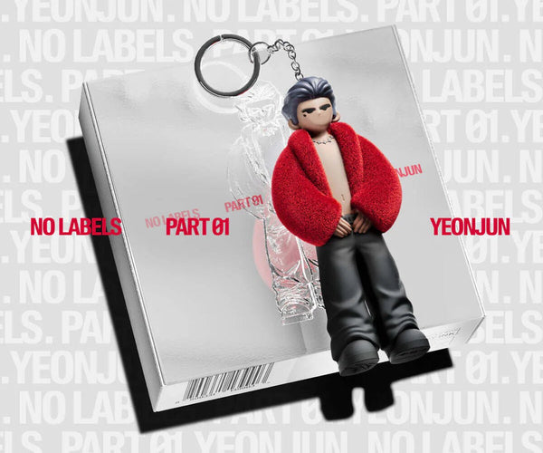 YEONJUN アクリルスタンド アクリルキーホルダーセット YEONJUN NO LABELS Album [Figure Ver.] + Mini Figure | Kpop Exchange