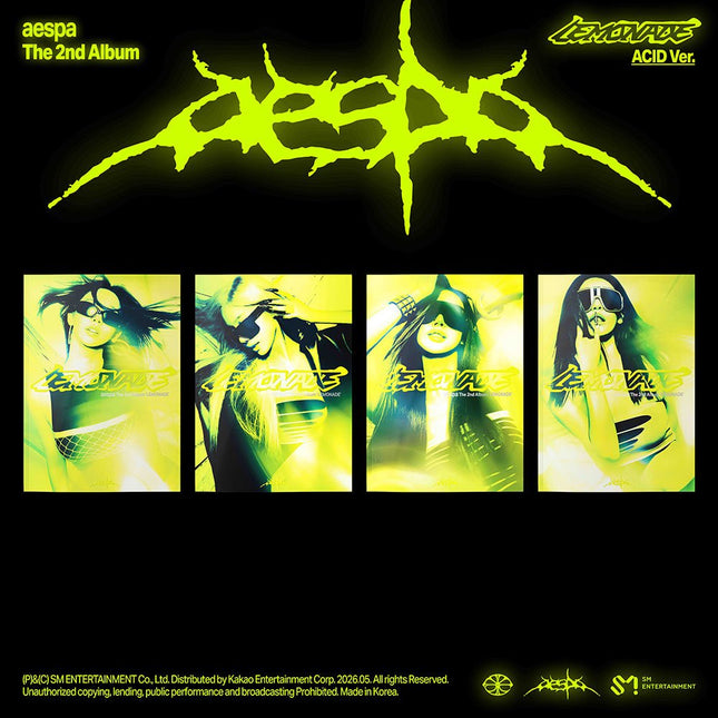 Aespa the 2nd Album LEMONADE Acid Version Pre-Order