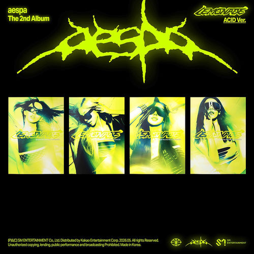 Aespa the 2nd Album LEMONADE Acid Version Pre-Order