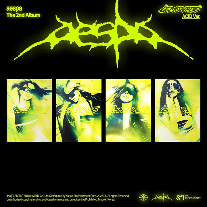 Aespa the 2nd Album LEMONADE Acid Version Pre-Order