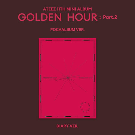 ateez 11th mini album golden hour part 2 pocaalbum version Diary Version