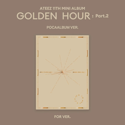 ateez 11th mini album golden hour part 2 pocaalbum version For Version