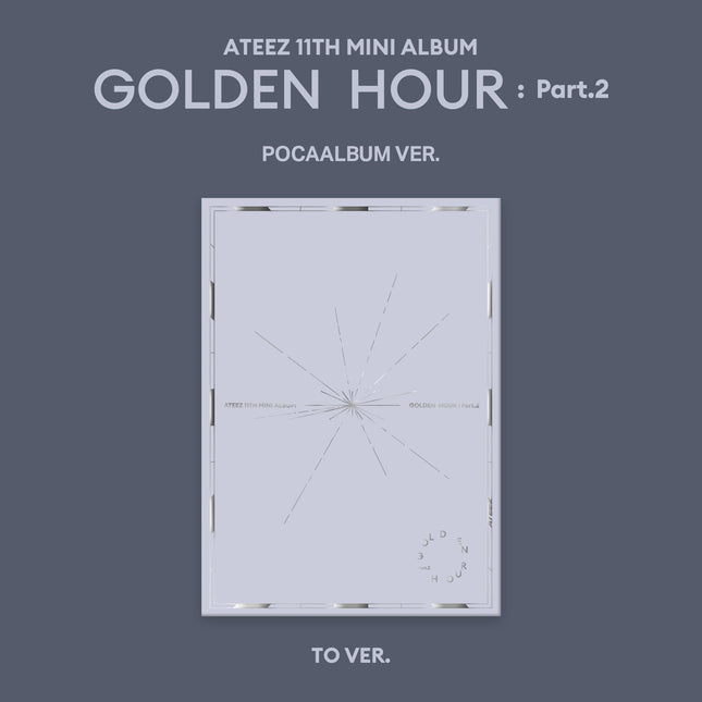 ateez 11th mini album golden hour part 2 pocaalbum version TO version