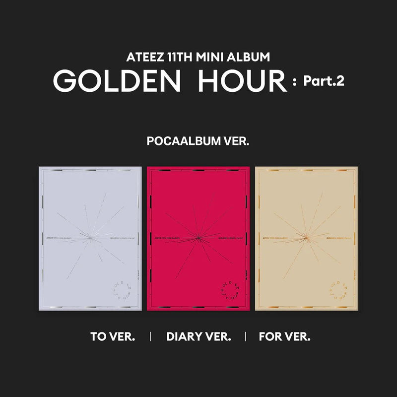 ATEEZ - 11th Mini Album GOLDEN HOUR : Part.2 [POCAALBUM Ver.]