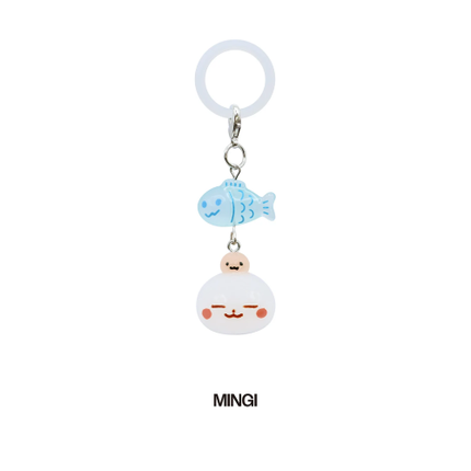 ATEEZ BLUE DRIFT Lucky Fish Charm Mingi version