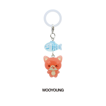 ATEEZ BLUE DRIFT Lucky Fish Charm Wooyoung version