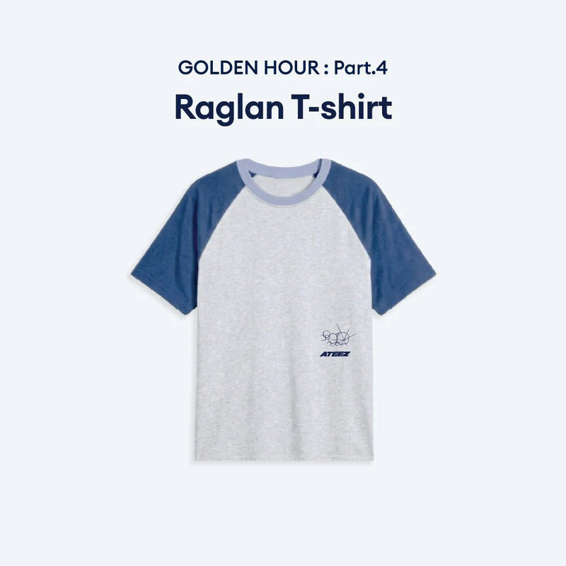 [PRE-ORDER] ATEEZ GOLDEN HOUR : Part.4 - Raglan T-shirt