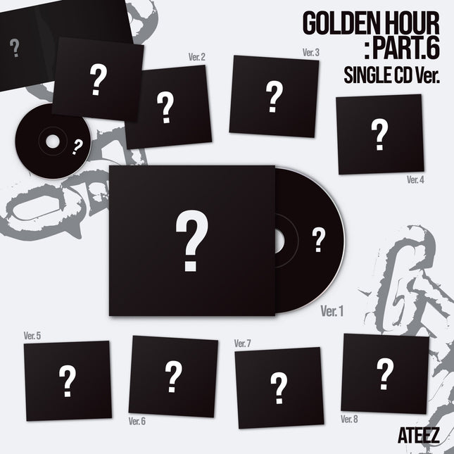 ATEEZ GOLDEN HOUR Part.6 Single CD official product packshot