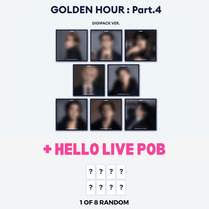 ateez golden hour part 4 digipack hellolive