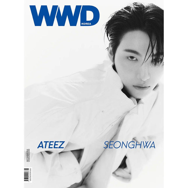 ateez seongwha wwd magazine 