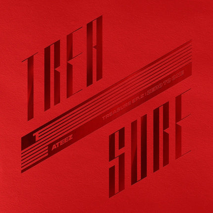 ATEEZ Treasure EP.2 Zero to One official album with 104p photobook, 12-card calendar set, photocard and folding poster – available at Kpop Exchange USA