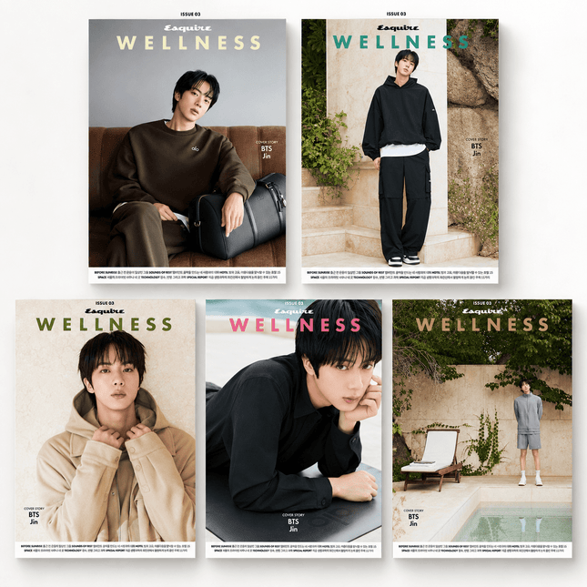 [PRE-ORDER] BTS Jin – ESQUIRE Korea Wellness Book, October 2026 (Cover A–E / Set)