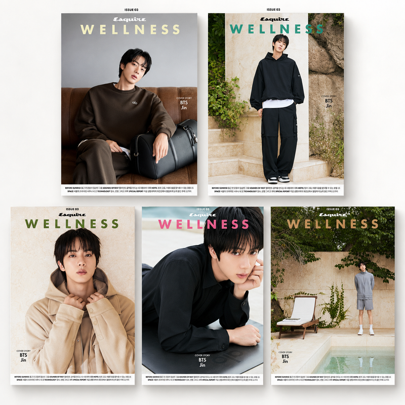 [PRE-ORDER] BTS Jin – ESQUIRE Korea Wellness Book, October 2026 (Cover A–E / Set)