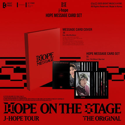 j-hope hope message card set
