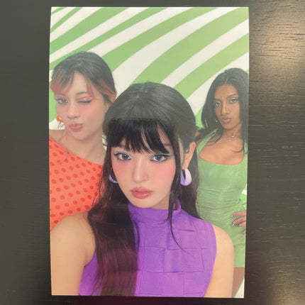 KATSEYE 2026 Season Greetings Musicplant POB, KATSEYE Musicplant photocard, KATSEYE MOD MAD POB, KATSEYE Season Greetings photocard,  EYEKONS, HYBE, Geffen Records, Sophia, Manon, Daniela, Lara, Megan, Yoonchae, Dream Academy, global girl group