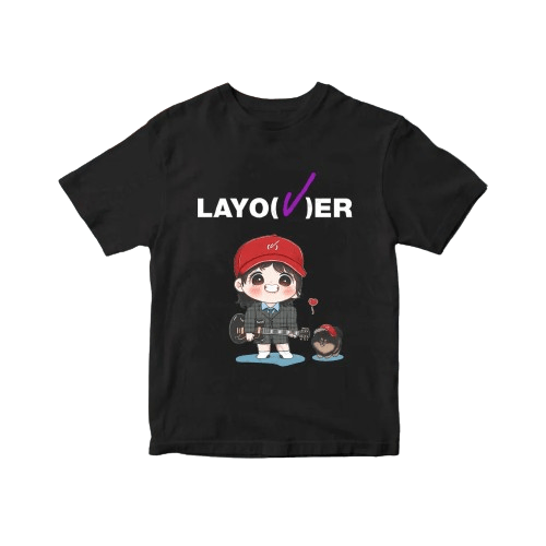 BTS V First Solo ALBUM Anime Layover T-shirt
