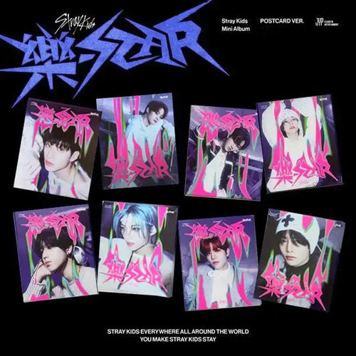 Stray Kids 8th Mini Album Rock Star Postcard Version Set