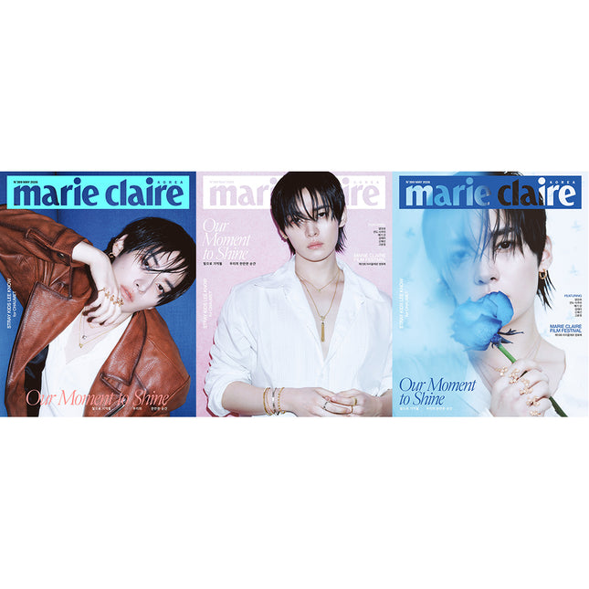 Stray kids lee know marie claire korea may issue 2026