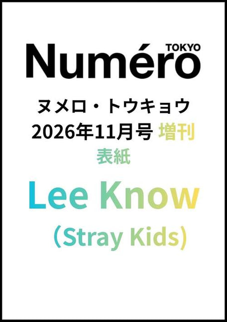 stray kids lee know numero uno magazine