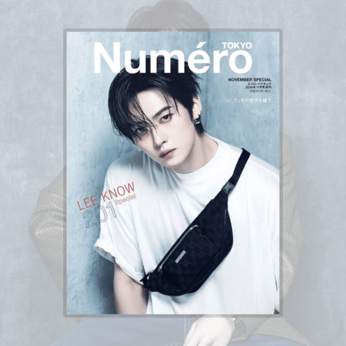 stray kids lee know numero uno magazine