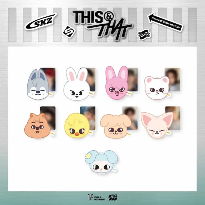 [PRE-ORDER] STRAY KIDS [THIS & THAT POP-UP STORE MD] PLUSH MAGNETIC HOLDER + POB